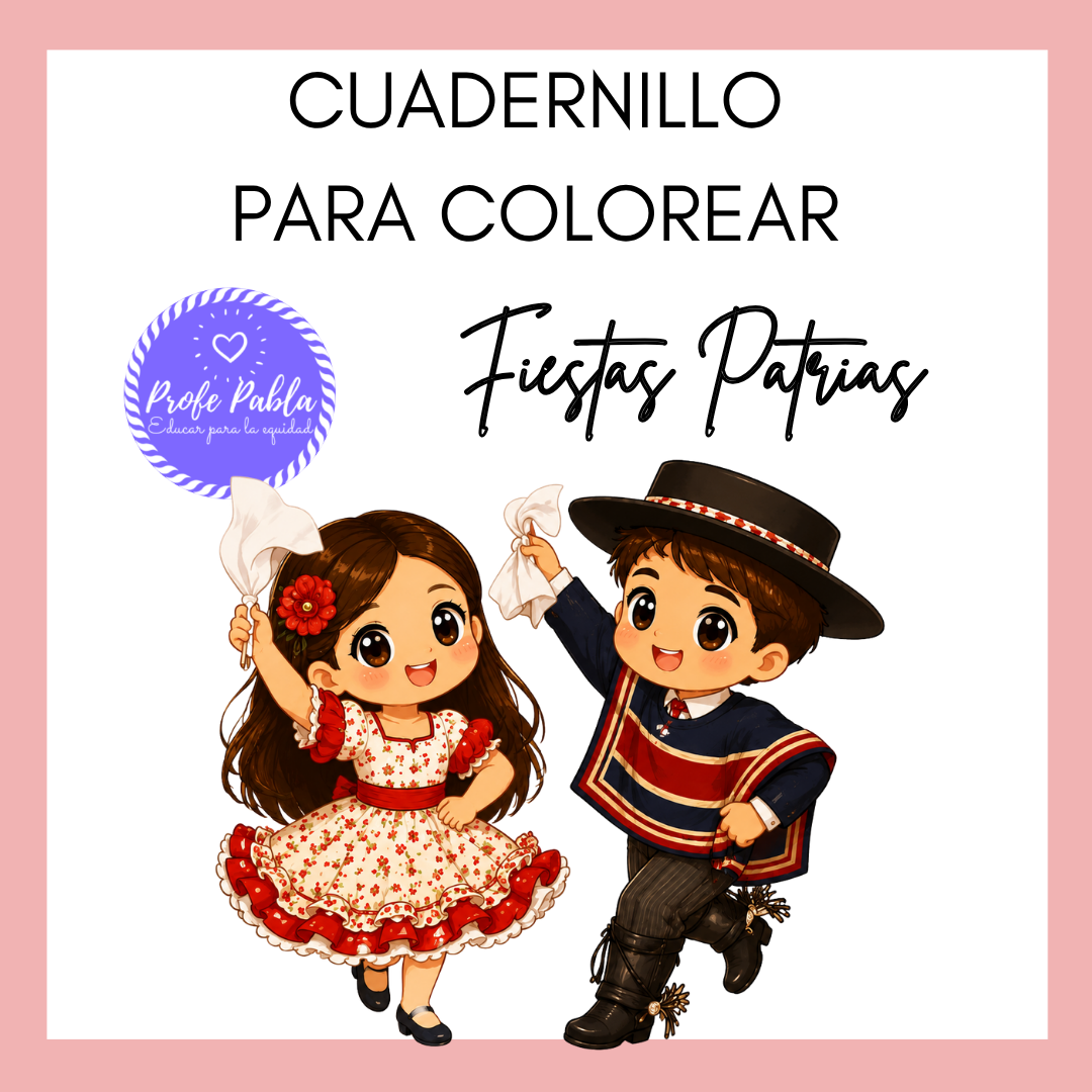 Cuadernillo para colorear Fiesta Patrias