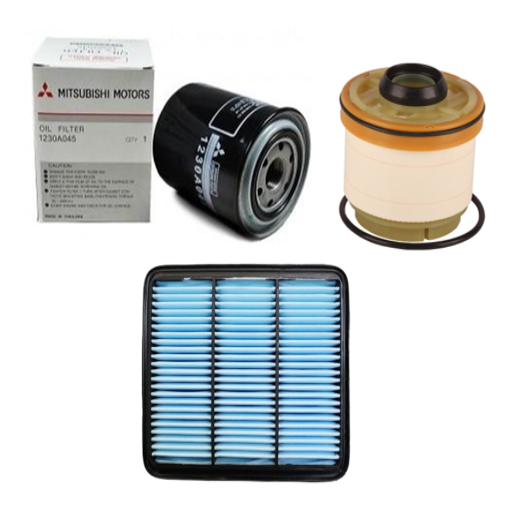 Kit Filtros Original Mitsubishi L200 2.5 Aire - Aceite- Petróleo
