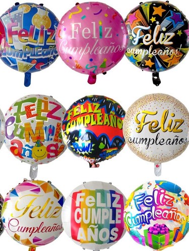 Globos feliz cumpleaños Grades