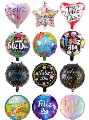 Globos feliz dia Grandes