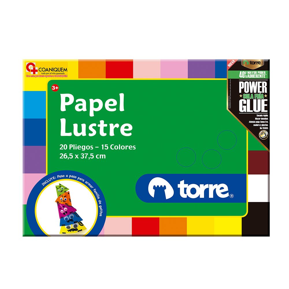 Estuche Torre Papel Lustre