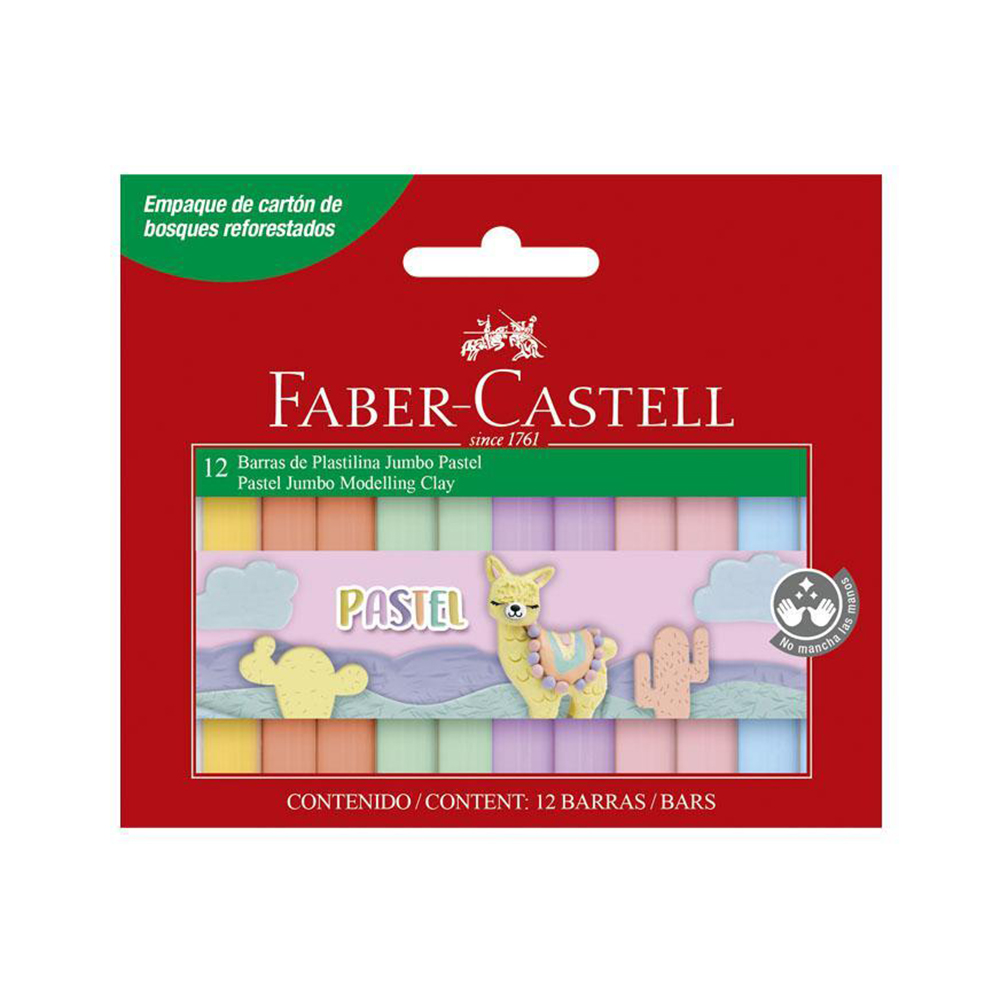 Plastilina pastel faber castell