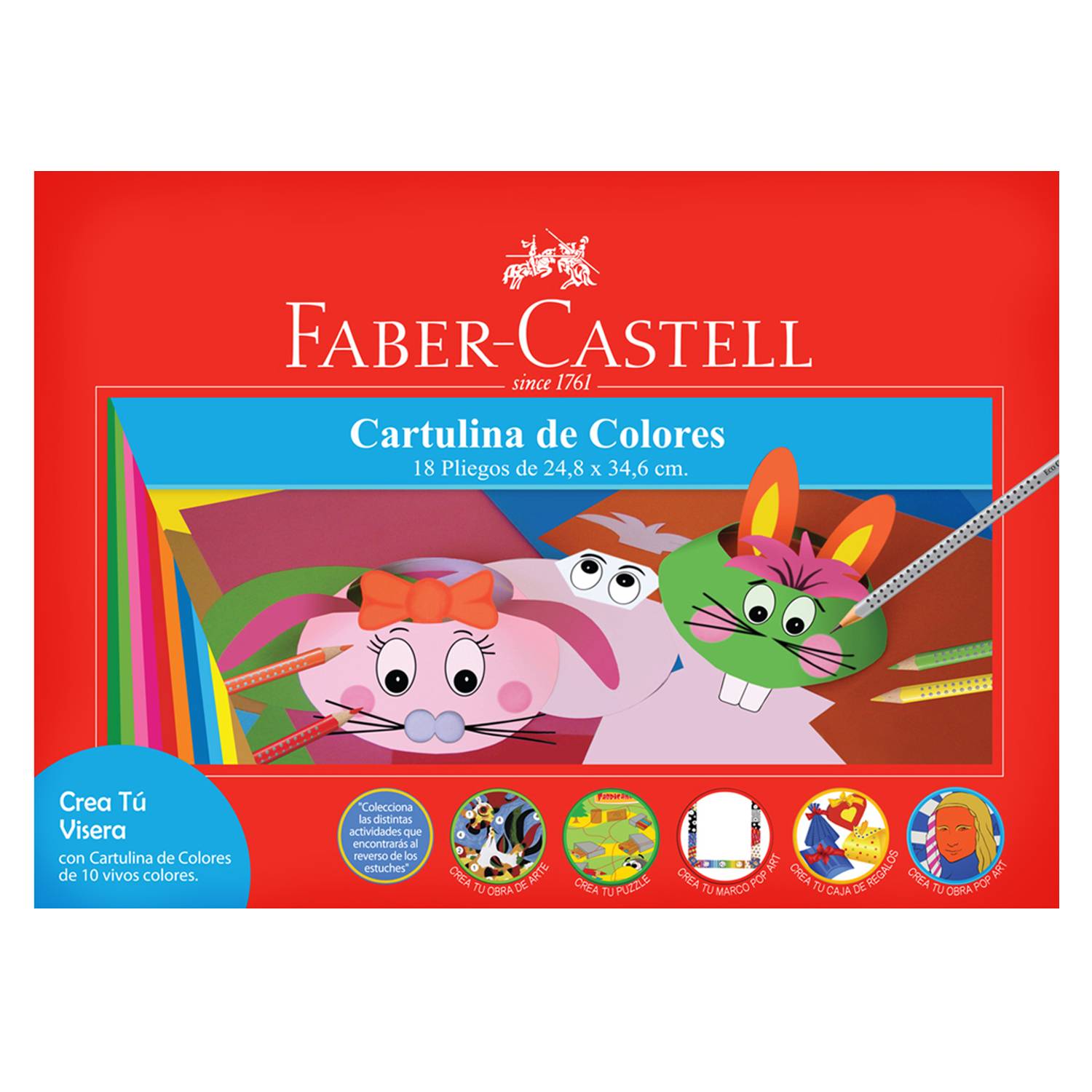 Estuche de Cartulina de Colores Faber Castell