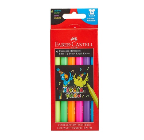 Marcador Fiesta 45 Neon x 6