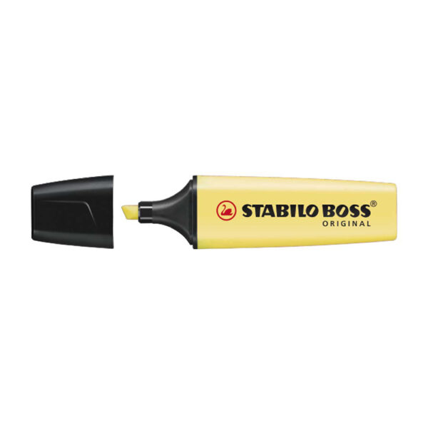 Destacador Boss Amarillo Pastel
