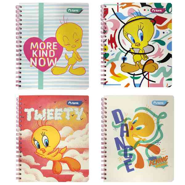 Cuaderno universitario 100 Hjs. Torre tweety