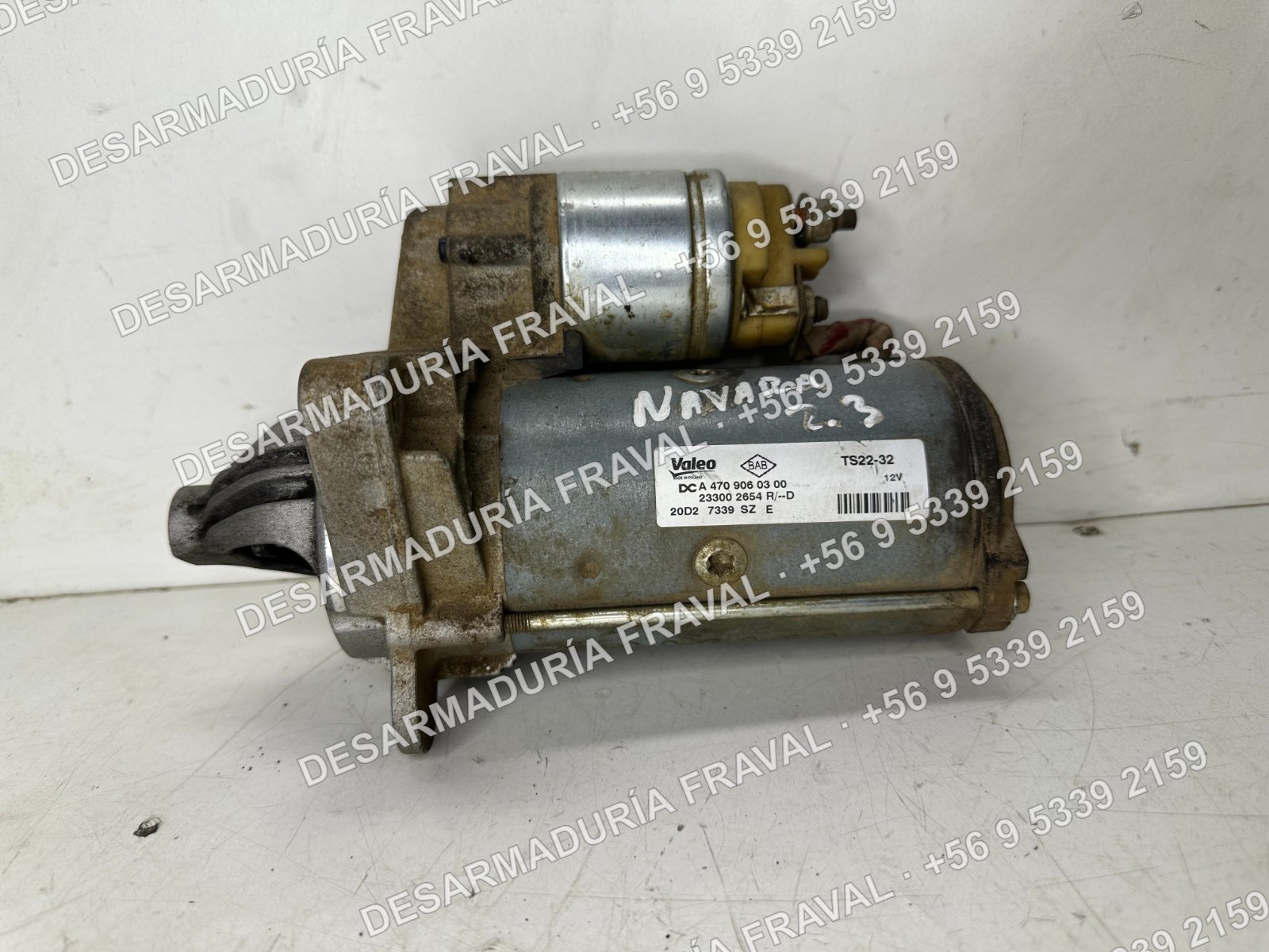 Motor de arranque Nissan New Navara 2020-2023