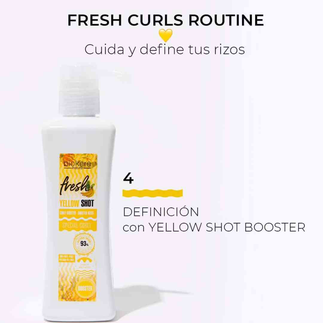 Yellow Shot Curly Booster