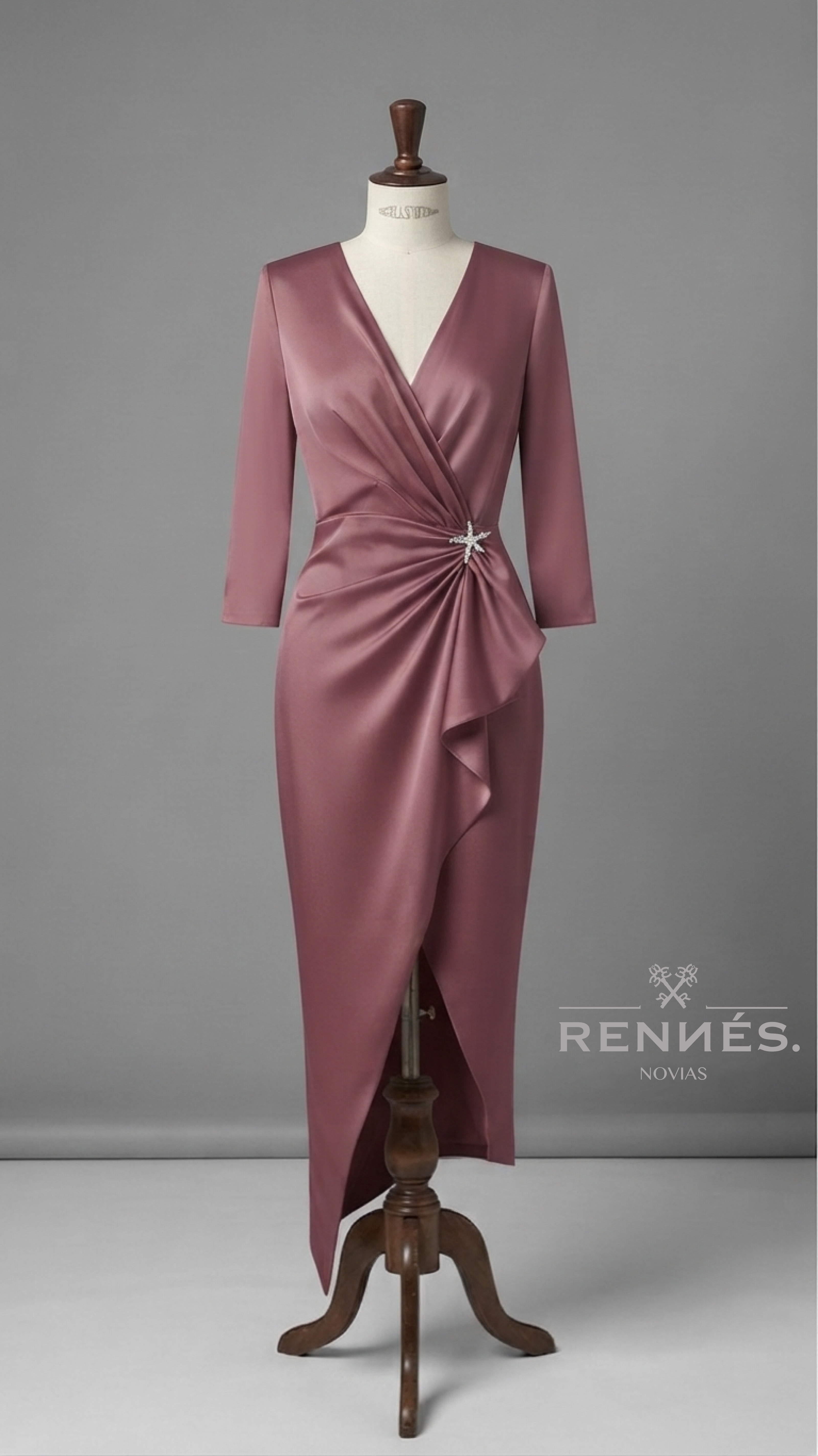 AMAD ROSA VESTIDO DE NOVIA CIVIL DISPONIBLE EN TALLA L  (PIEZAS LIMITADAS) 